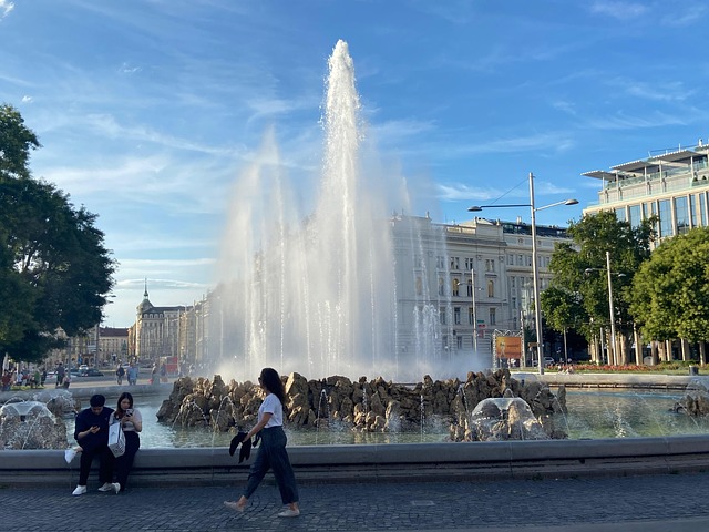 Free City Square Vienna photo and picture