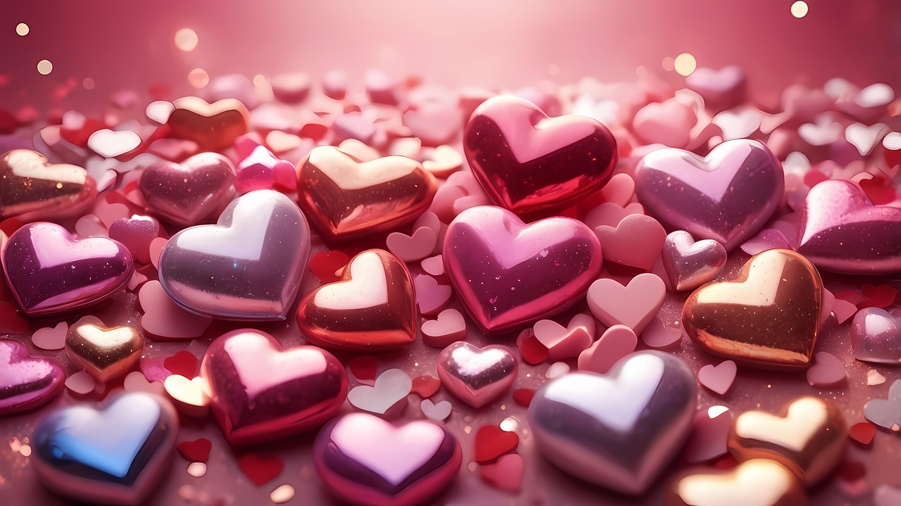 Download Hearts, Valentine'S Day, Love. Royalty-Free Stock Illustration ...
