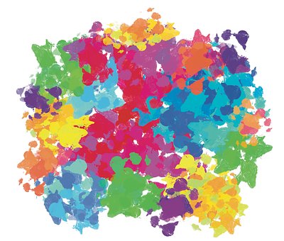 Gedanken, Abstrakt, Regenbogen, Bunt