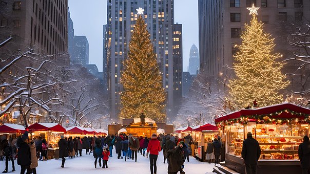 Ciudad, Manhattan, America, Nueva York
