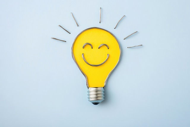 Free ai generated lightbulb positive illustration