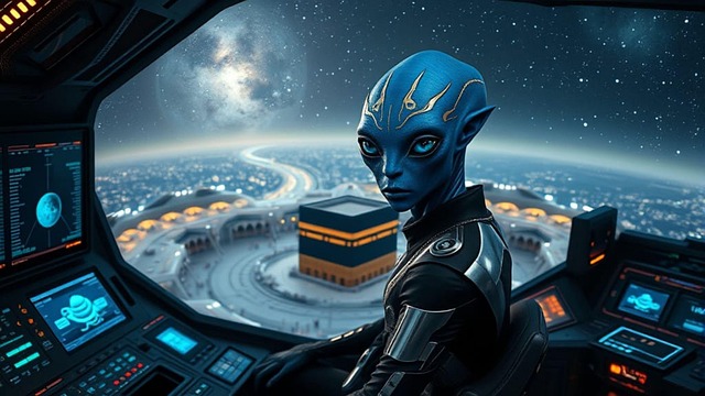 Free arcturien ufo spaceship illustration