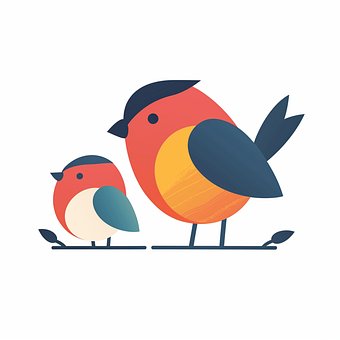 Free Ai Generated Birds illustration and picture