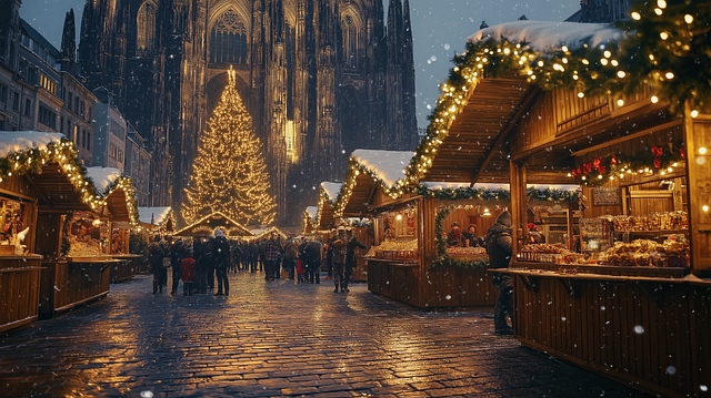 Free ai generated cologne cologne cathedral illustration