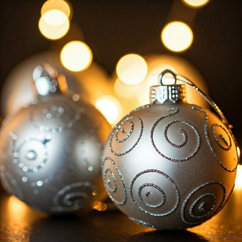 Jul, Bold, Dekoration, Ornament, Guld