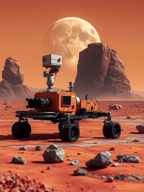 Free ai generated rover vehicle illustration