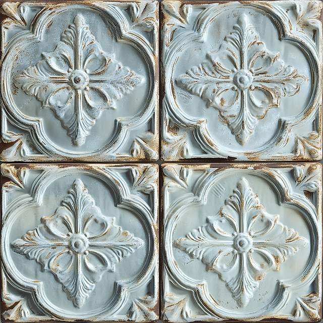 Antique, Ceiling, Tiles, Texture