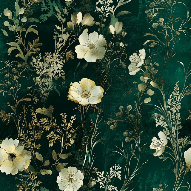 Free seamless pattern underwater florals floral design illustration