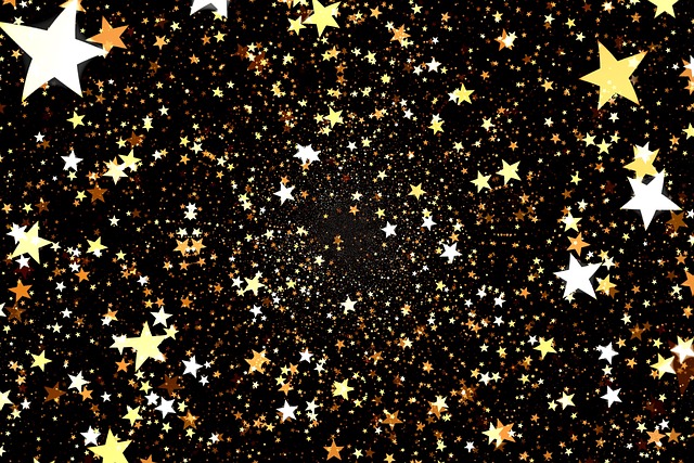 Free christmas stars advent season illustration