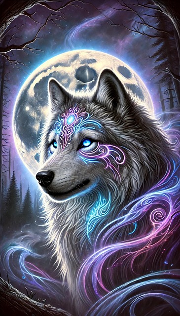Lobo, Naturaleza, Animal, Luz De La Luna