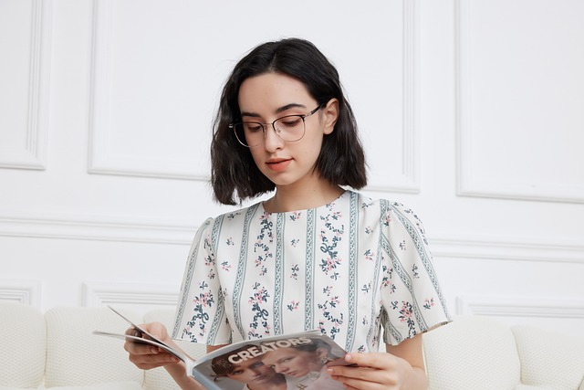 Free Woman Reading photo and picture