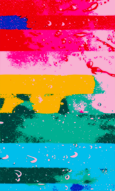 Free ai generated glittery rain illustration