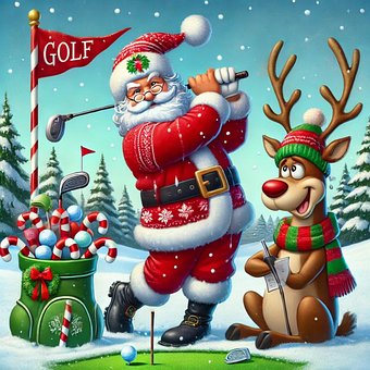 Golf, Jugar Al Golf, Navidad