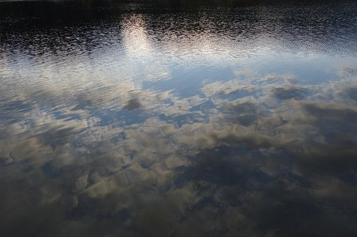 Nori, Lac, Reflecţie, Apă, Cer, Natura