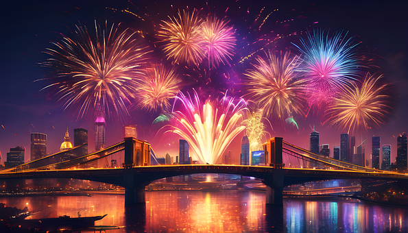 Free Fireworks Celebration illustration and picture