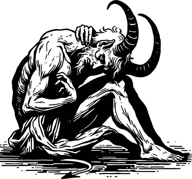 Free ai generated demon devil vector
