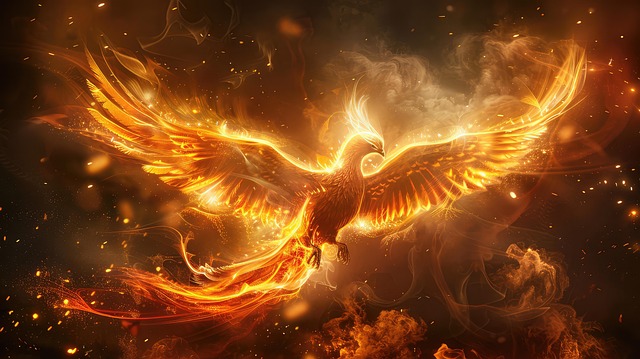 Free ai generated mythology flame illustration