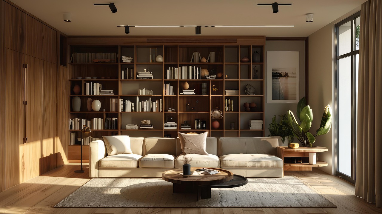 Free living room furniture interior design illustration