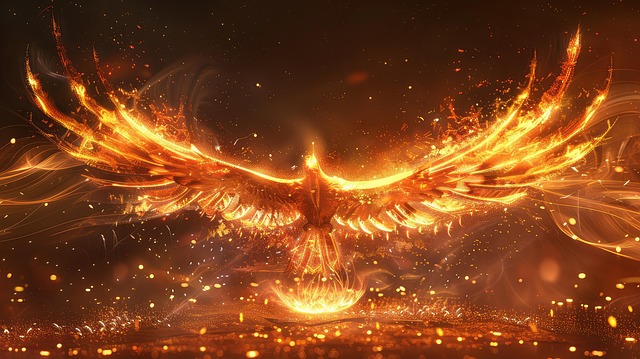 Free mythology flame fantasy illustration