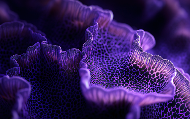 Free coral purple macro illustration