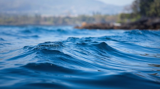 Free blue lake water illustration