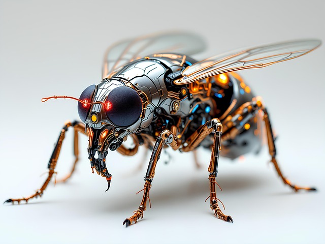 Download free HD stock image of Fly Robot Free fly robot mechanical illustration
