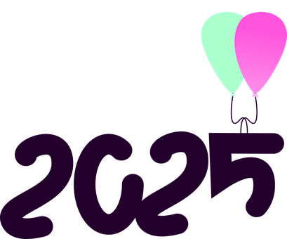 Free Newy Ear 2025 vector and picture