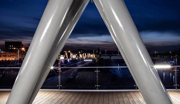 Free Bridge Pedestrian Bridge photo and picture