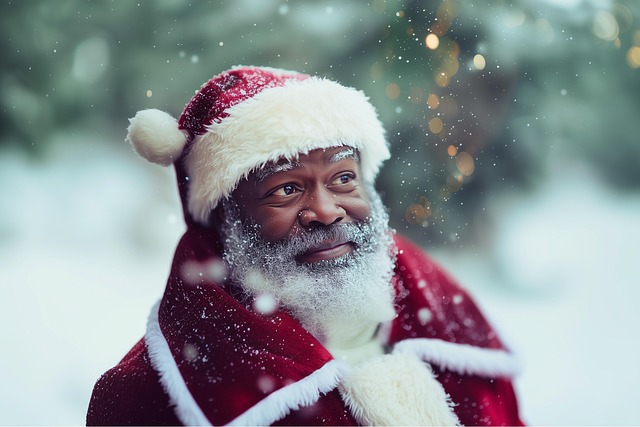 Free santa claus winter christmas illustration