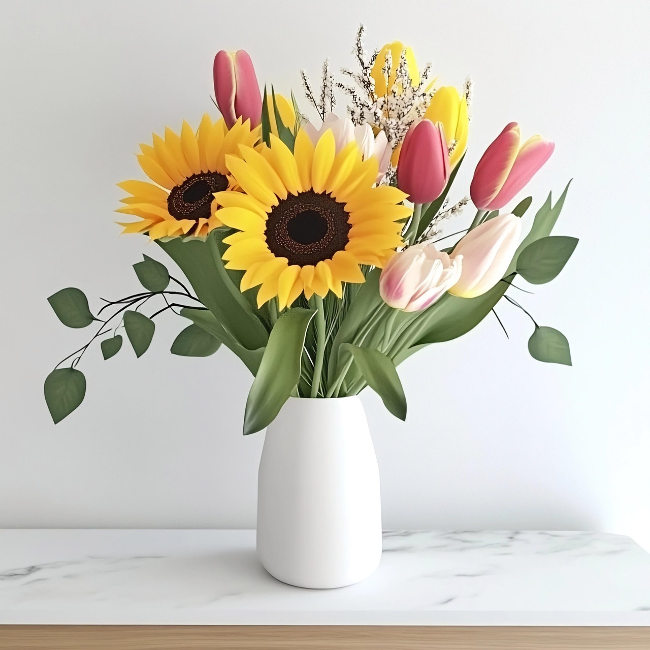 Download Bouquet, Flowers, Nature. Royalty-Free Stock Illustration