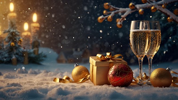 Free Party Christmas illustration and picture