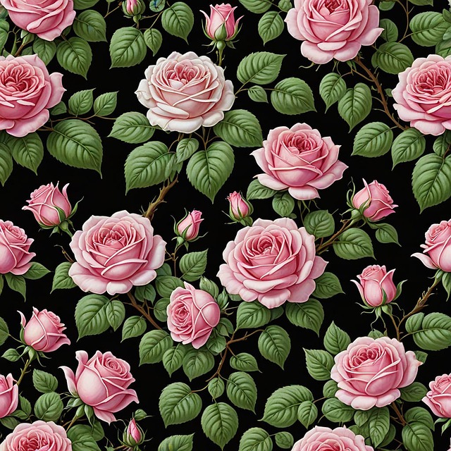 Sømløs, Mønster, Sømløst Mønster, Damask