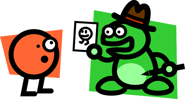 Free alien green artist vector