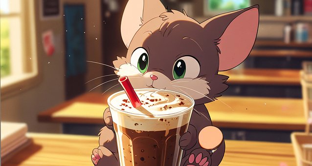 Jerry, Bonitinho, Desenho Animado, Feliz