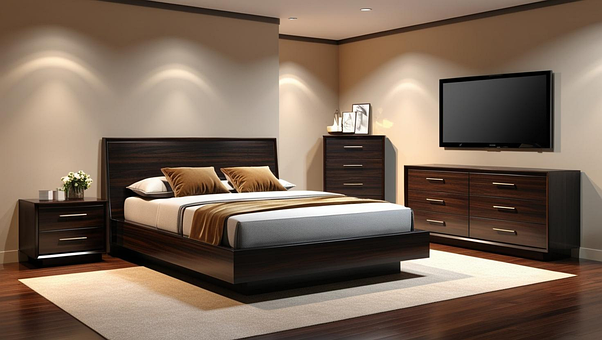 Free Bedroom Bed illustration and picture