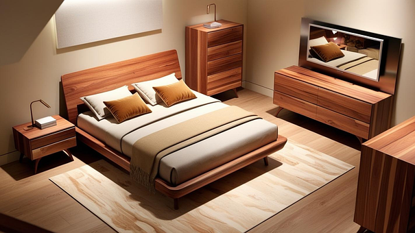 Free Bedroom Bed illustration and picture