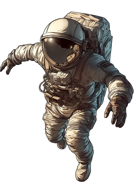 Free Ai Generated Astronaut illustration and picture