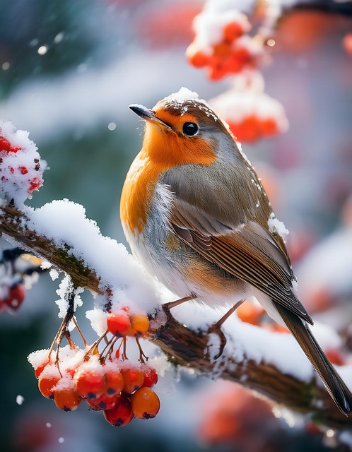 Robin, Pájaro, Animal, Naturaleza, Rama