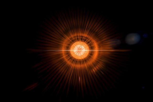 Free acceleration particles energy illustration