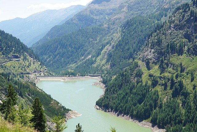 Áustria, Maltatal, Caríntia, Barragem