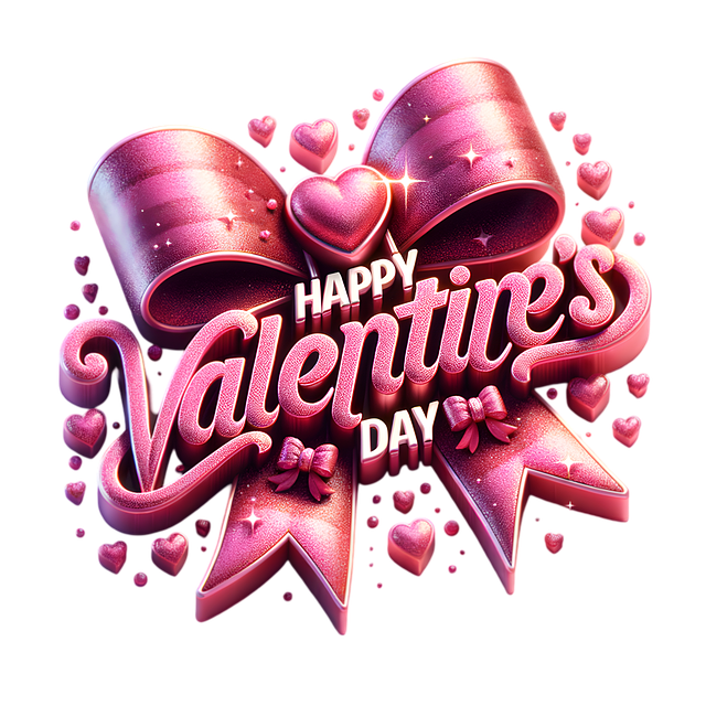 Free Valentine'S Day Pink Bow illustration and picture