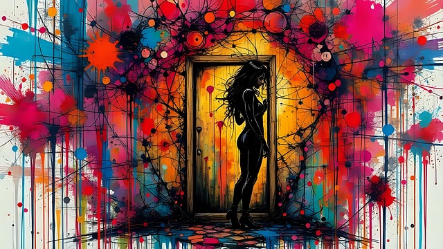 Free Door Abstract illustration and picture