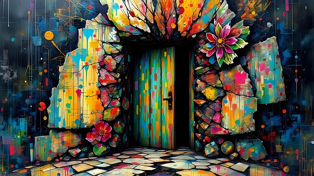 Free Door Art illustration and picture