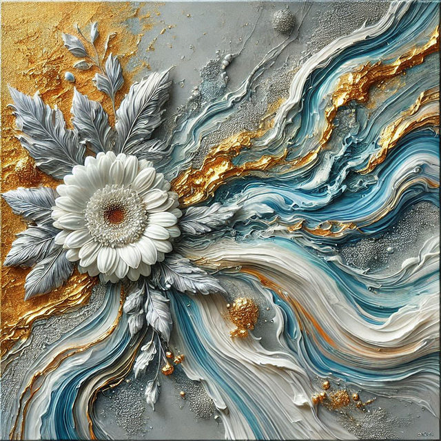 Flor, Gerbera, Gerbera Blanca