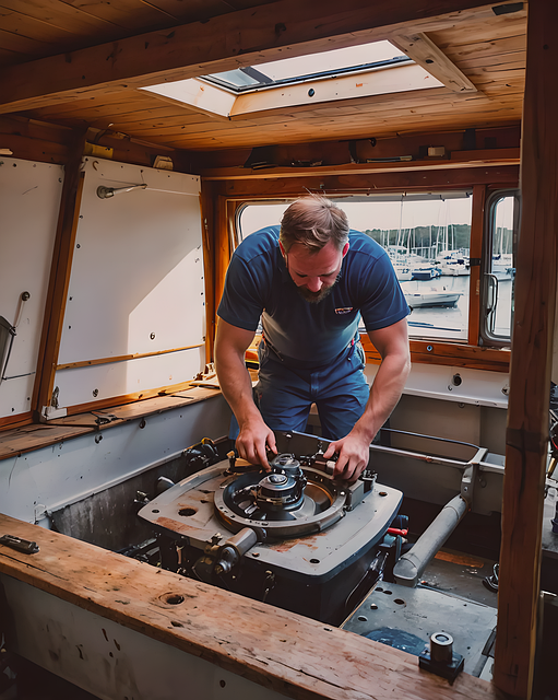 Free Boat Mechanic ai generated image and illustration