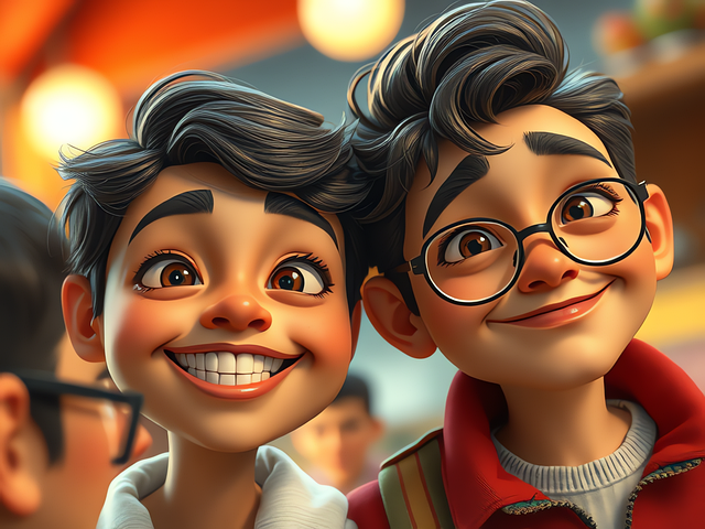 Free friends children friendship illustration