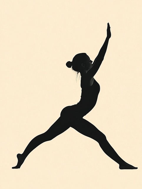 Free yoga woman exercise illustration