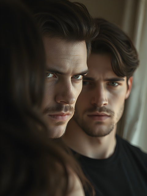 Download free HD stock image of Couple Men Free couple men woman illustration