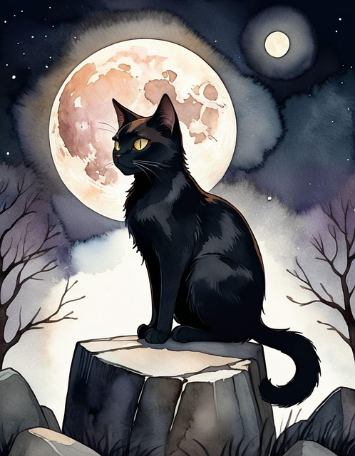 Free Cat Domestic Animal illustration and picture