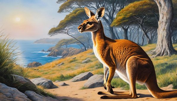 Free Kangaroo Australia illustration and picture